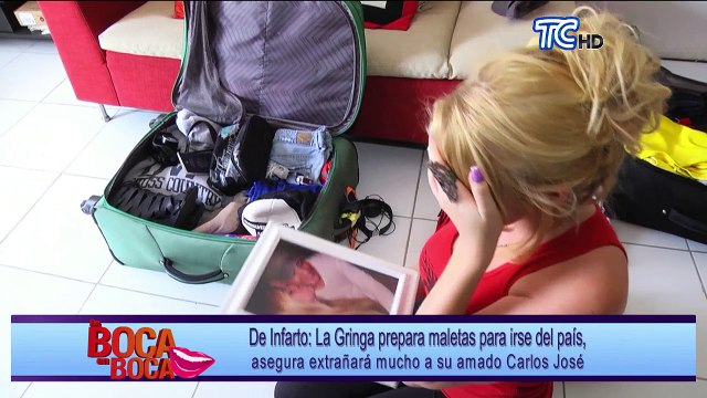 La Gringa prepara maletas para irse del país, asegura extrañará mucho a su amado Carlos José