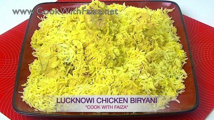 LUCKNOWI CHICKEN BIRYANI *COOK WITH FAIZA*