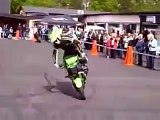 Kawasaki Z1000 2014 motorbike stunt show top speed test review sound