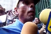 Movilización de Capriles en Caracas