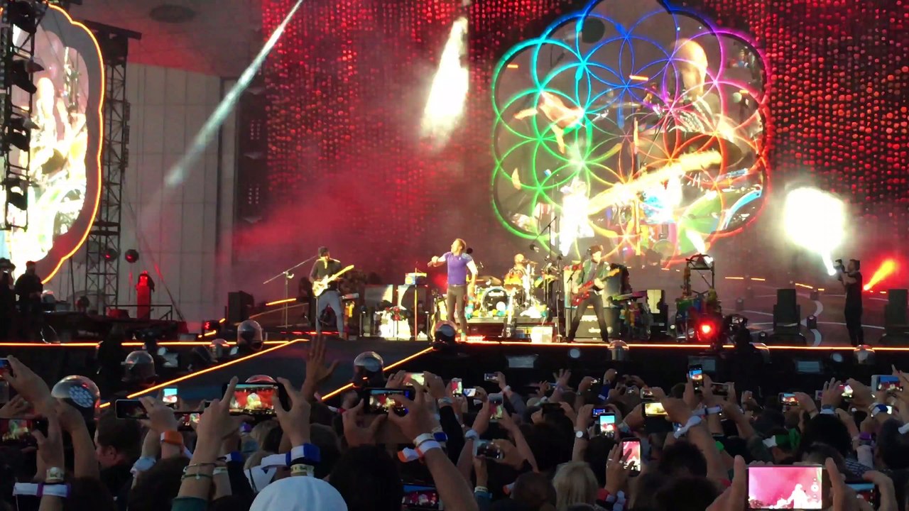 Live Intro Concert Coldplay Nice 24 Mai 2016