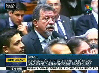 Brasil: Senado aplaza votación del calendario del impeachment