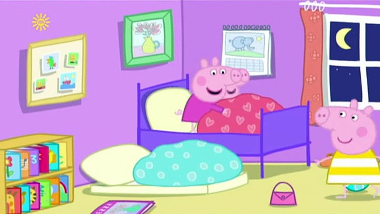 Peppa Pig. The Noisy Night. Mummy Pig and Daddy Pig and George Pig