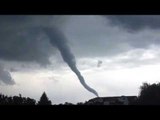 Damaging Storm Whips Up Funnel Cloud in Central Serbia