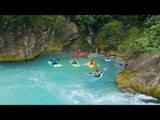 Kayaking on Beautiful Soca River in Slovenia
