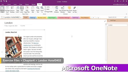 OneNote #Tutorial ~ Chapter23-Docking windows and linking notes