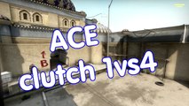 Counter-Strike: Global Offensive #24 [Highlight (ACE clutch 1vs4)