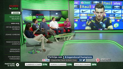 André Rocha comenta Lucas Lima com a 10 da Seleção