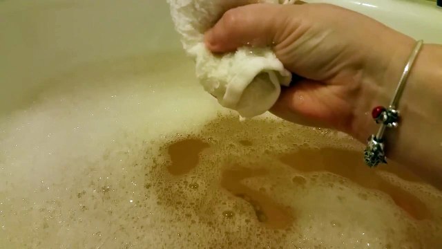 ASMR Bath Time 2! Water Sounds Playing With Facecloth Flannel Gentle Sounds