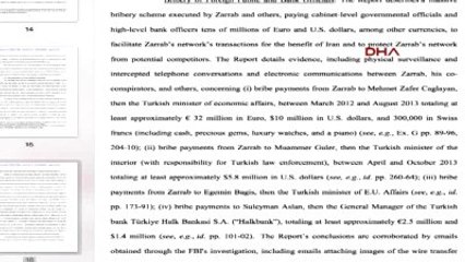 Zarrab Dosyasındaki Rüşvet Rakamları Ortaya Çıktı