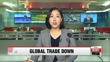Amount of global trade falls to levels seen six years ago