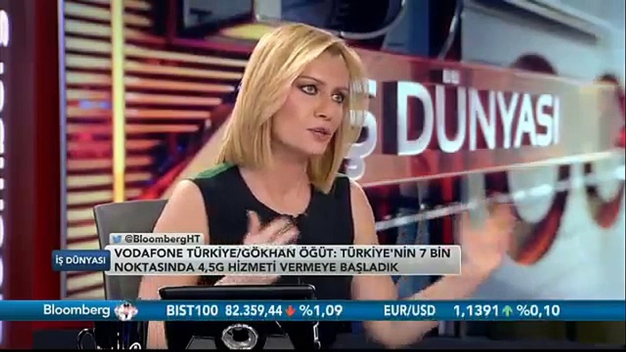 Vodafone Türkiye CEOsu Gökhan Öğüt Bloomberg HT 4.5G Röportajı