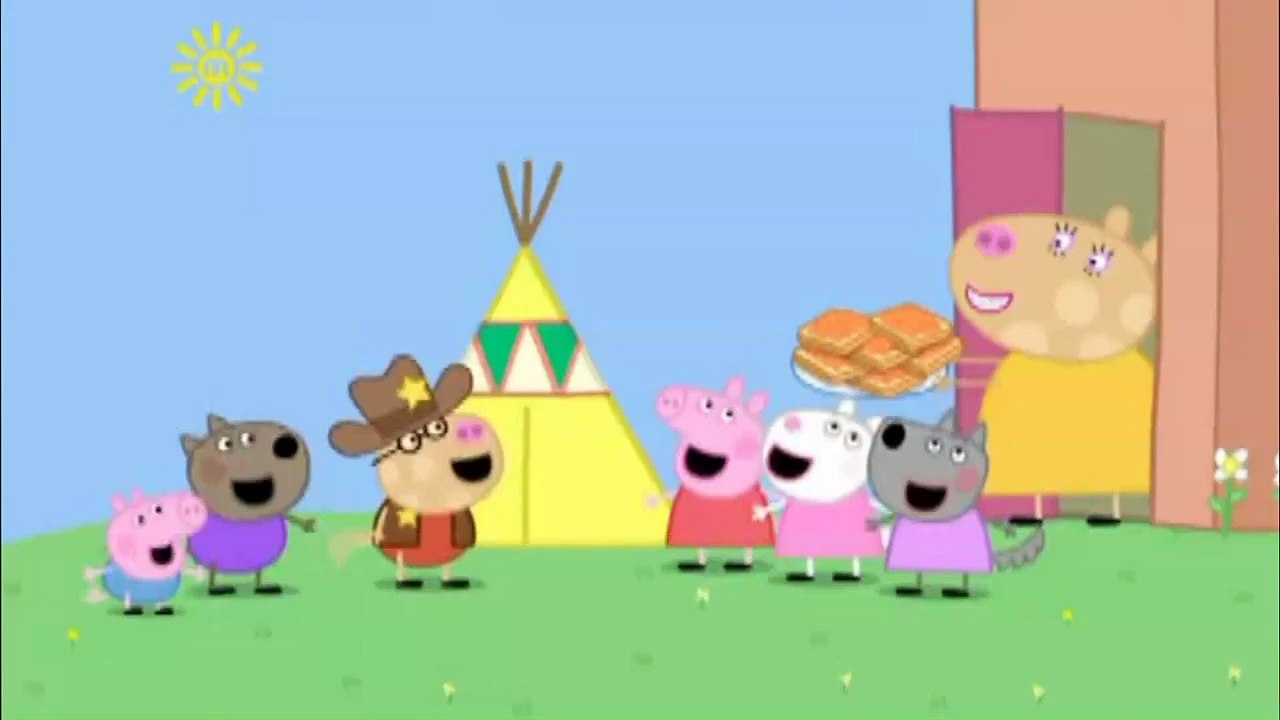 Peppa Pig Toys And The Go ~ Pedro the Cowboy - Peppa and George's Garden