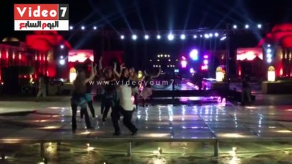 بالفيديو.. بروفات فرقة "مرسيدس"  استعدادا لحفل ninja warrior