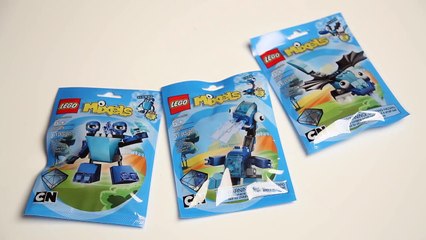 Lego Mixels Frosticons [Slumbo Lunk Flurr & Frosticons Max] Build Review