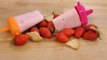 Recette de Glaces au yaourt à la vanille, fraises et crumble - 750 Grammes