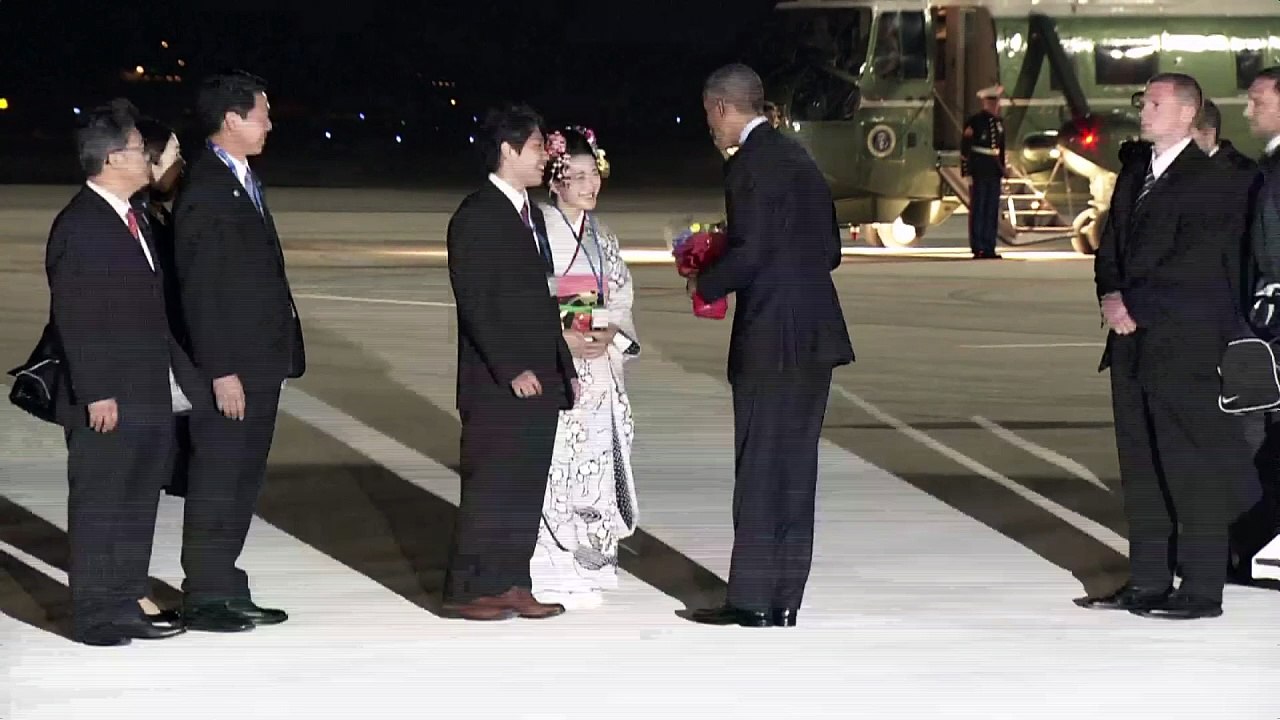 Obama chega ao Japão