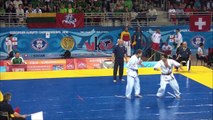EC2016 Men  85kg Vytautas Cėpla Lithuania AKA Vs Levan Verulidze Georgia SHIRO