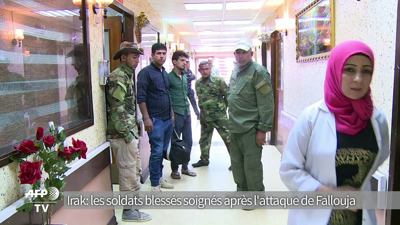 Irak: les soldats blessés soignés après l'attaque de Fallouja