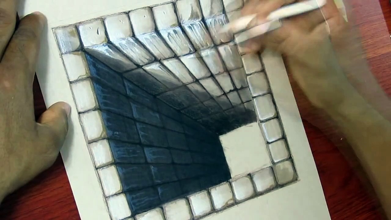 Dibujando un Hoyo de Ladrillo 3D