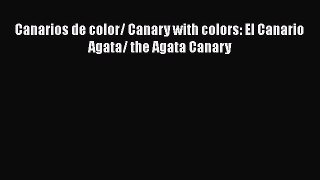 Download Canarios de color/ Canary with colors: El Canario Agata/ the Agata Canary PDF Online