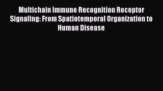Read Multichain Immune Recognition Receptor Signaling: From Spatiotemporal Organization to