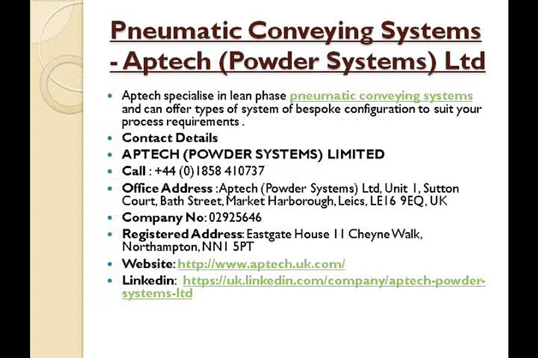 pneumatic conveying systems
