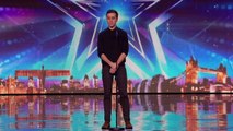 Jacob Hirst is a bit too high for the Judges Week 2 Auditions Britains Got Talent 2016