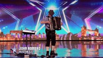 John Romero scores an A for effort Auditions Week 4 Britain’s Got Talent 2016