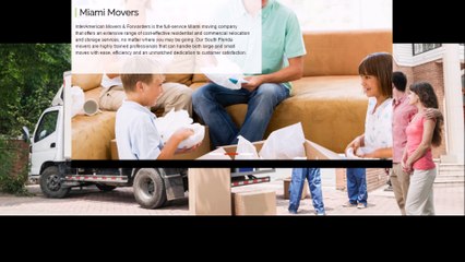 Miami Movers Services at interamericanmf.com