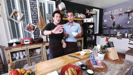 ครัวคริตจานด่วน | หน่อไม้ น้ำยำใบย่านางมันฝรั่งทอดกรอบหมูหวาน | 2 ต.ค.57 | EP.26