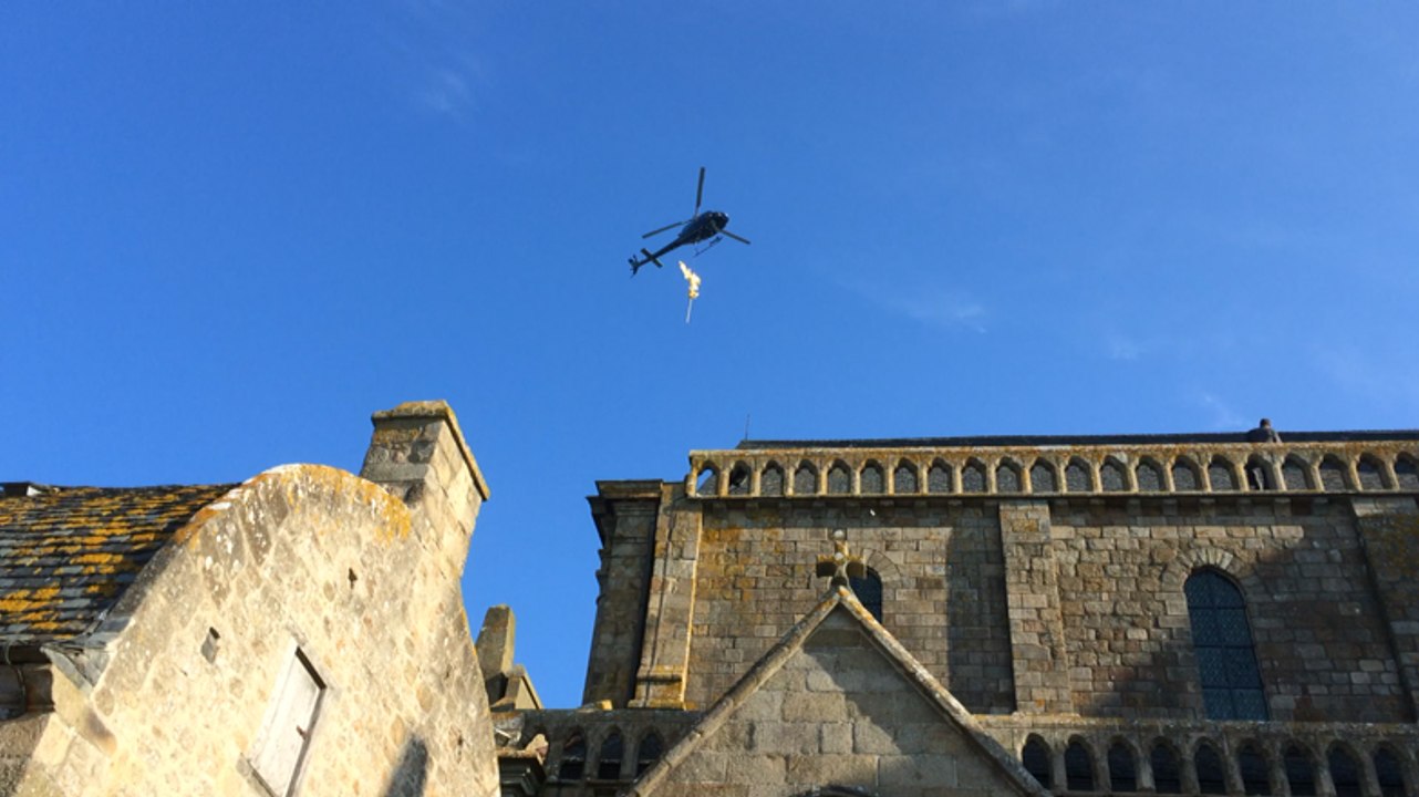 Le retour de l archange au Mont Saint Michel