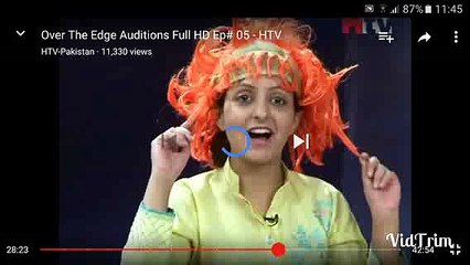 Waqar zaka funny task to Husband Wife in Over the edge