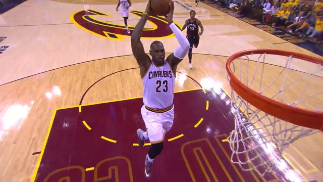 Tous les plus beaux dunks du Game 5 entres les Cavs et les Raptors