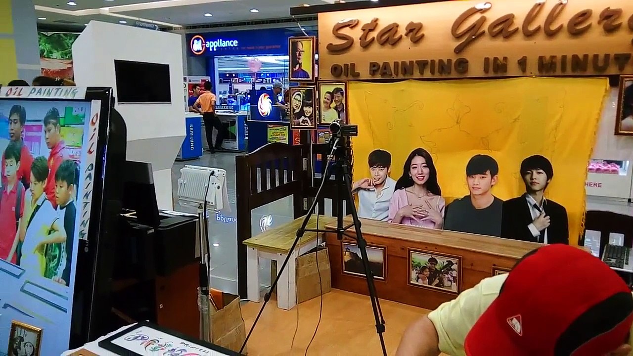 Korean Oil Painting in 1 Minute by Mr.  Ahn