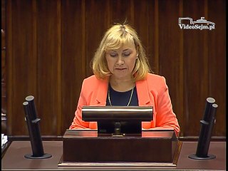 Poseł Elżbieta Duda - Wystąpienie z dnia 19 maja 2016 roku.