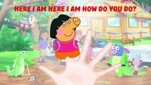 Peppa Pig #Peppa Family#Dora the Explorer Costumes Party Finger Family   Nursery Rhymes Lyrics New 2