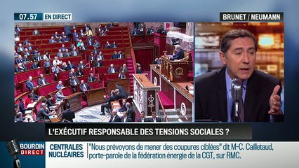 Brunet & Neumann : L'exécutif est-il le principal responsable des tensions sociales actuelles ? - 26/05