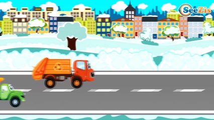 Car Cartoons. Monster Trucks and Racing Cars. Garbage Truck & Truck. Season 2. Episodes 21-24