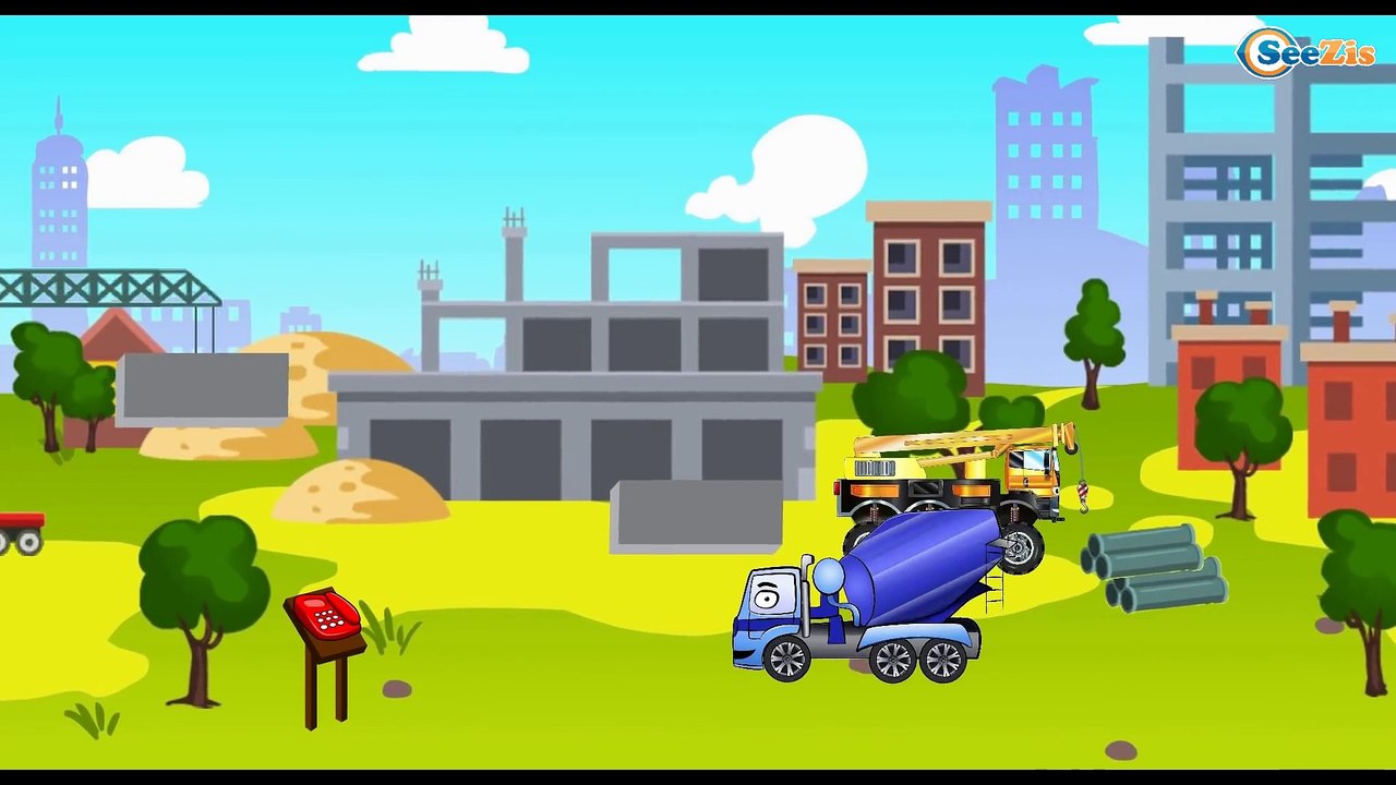 ✔ Dessin animé voiture. Camion poubelle, Camion. Voitures de construction. Tiki Taki Voitures ✔