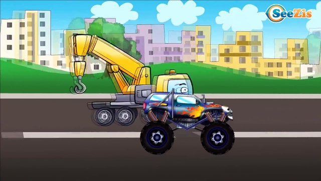 Carritos Para Niños. Camión de Bomberos, Coche de Policía. Caricaturas de carros. Tiki Taki Carros