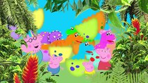 Peppa Pig Dinosaur Finger Family! Peppa PIg Finger Family Song! Peppa Pig Riding on Dinosaurs!