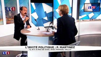Philippe Martinez : "Valls n'incarne pas une politique tournée vers les salariés"