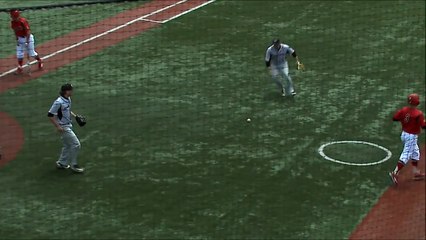 Compounding Throwing Errors Turn Wild Pitch Into Three Stooges Routine