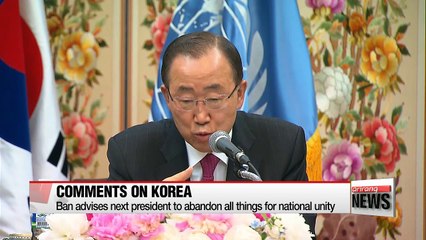 UN chief Ban Ki-moon's comments stir speculation about possible presidential run