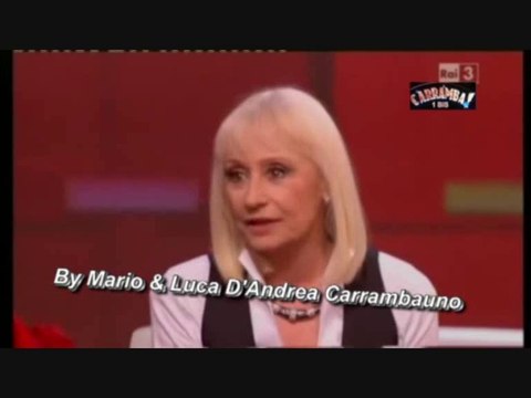 Raffaella Carrà Ospite a * Che Tempo Che Fa* 1° parte By Mario & Luca D'Andrea Carrambauno