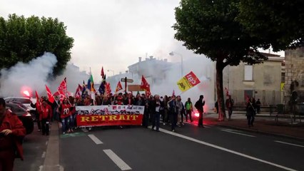 Manifestation contre la loi Travail à Saintes (26/05/16)