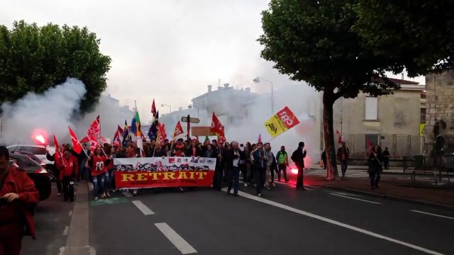 Manifestation contre la loi Travail à Saintes (26/05/16)