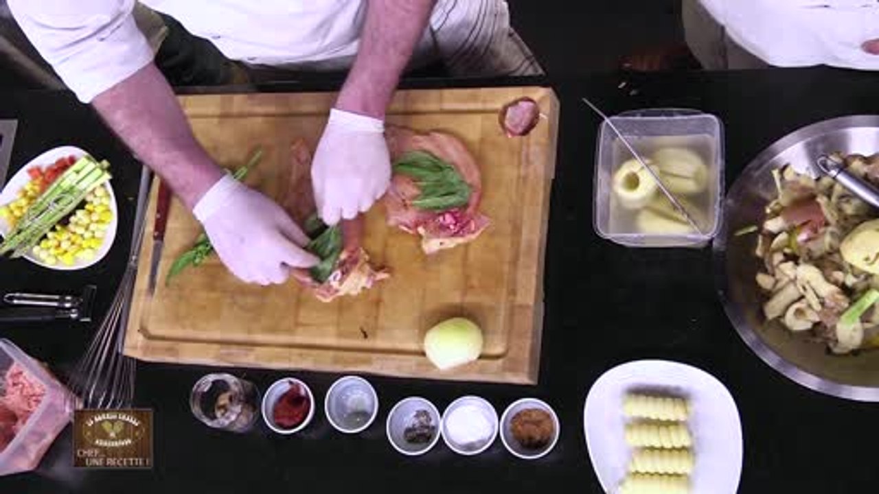 Chef Une Recette : Poulet de Loué aux écrevisses par Xavier Frenot