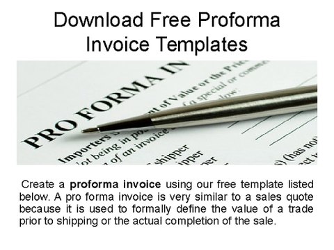 Download Free Proforma Invoice Templates – Word & PDF Samples